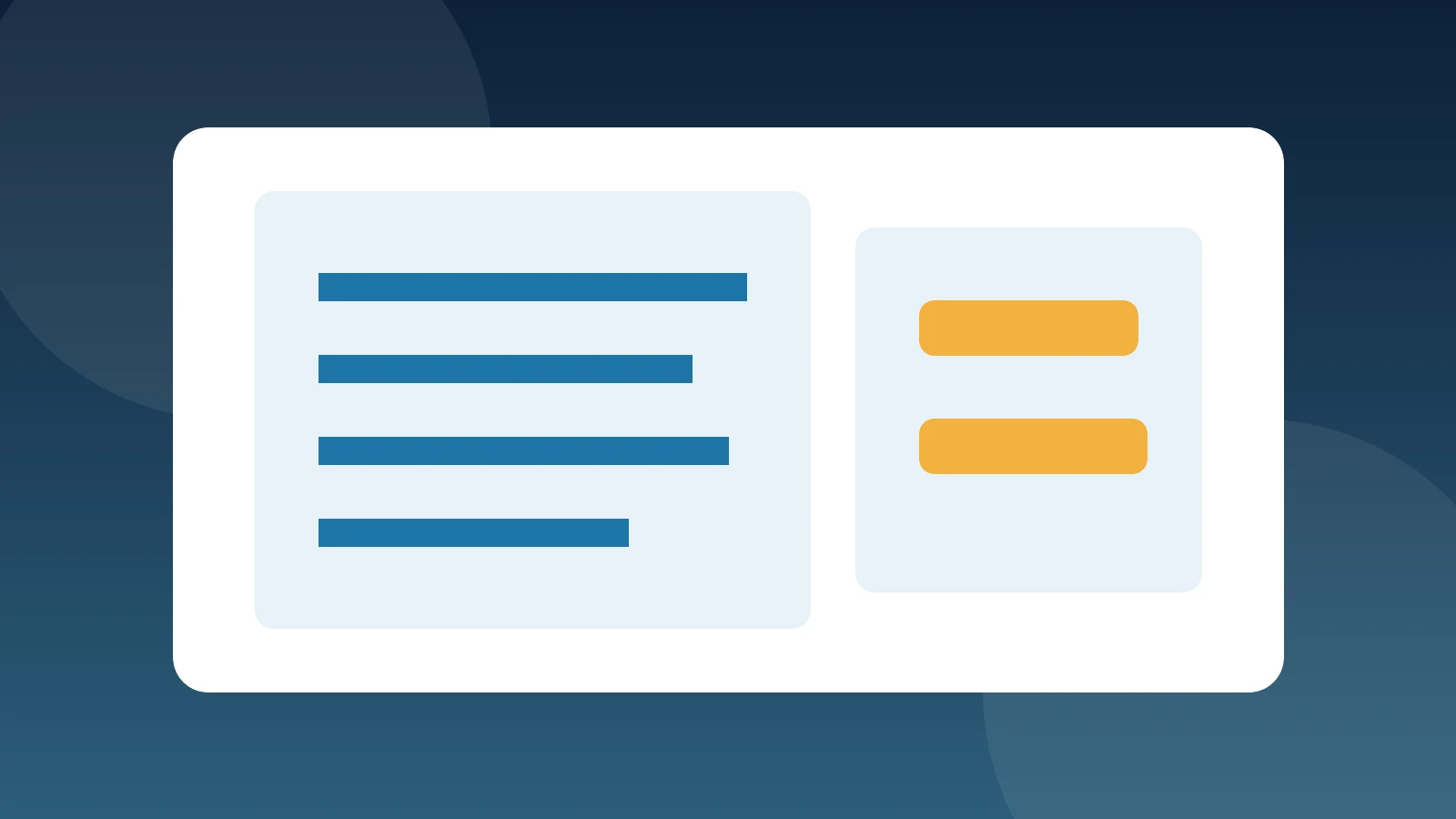 Business professional reviewing source documents beside an AI-generated summary with citations