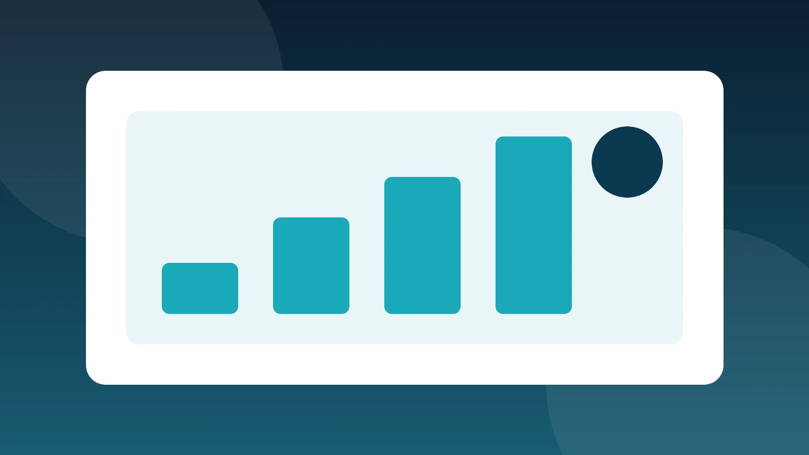 Small business owner and manager reviewing a clear AI-assisted KPI dashboard