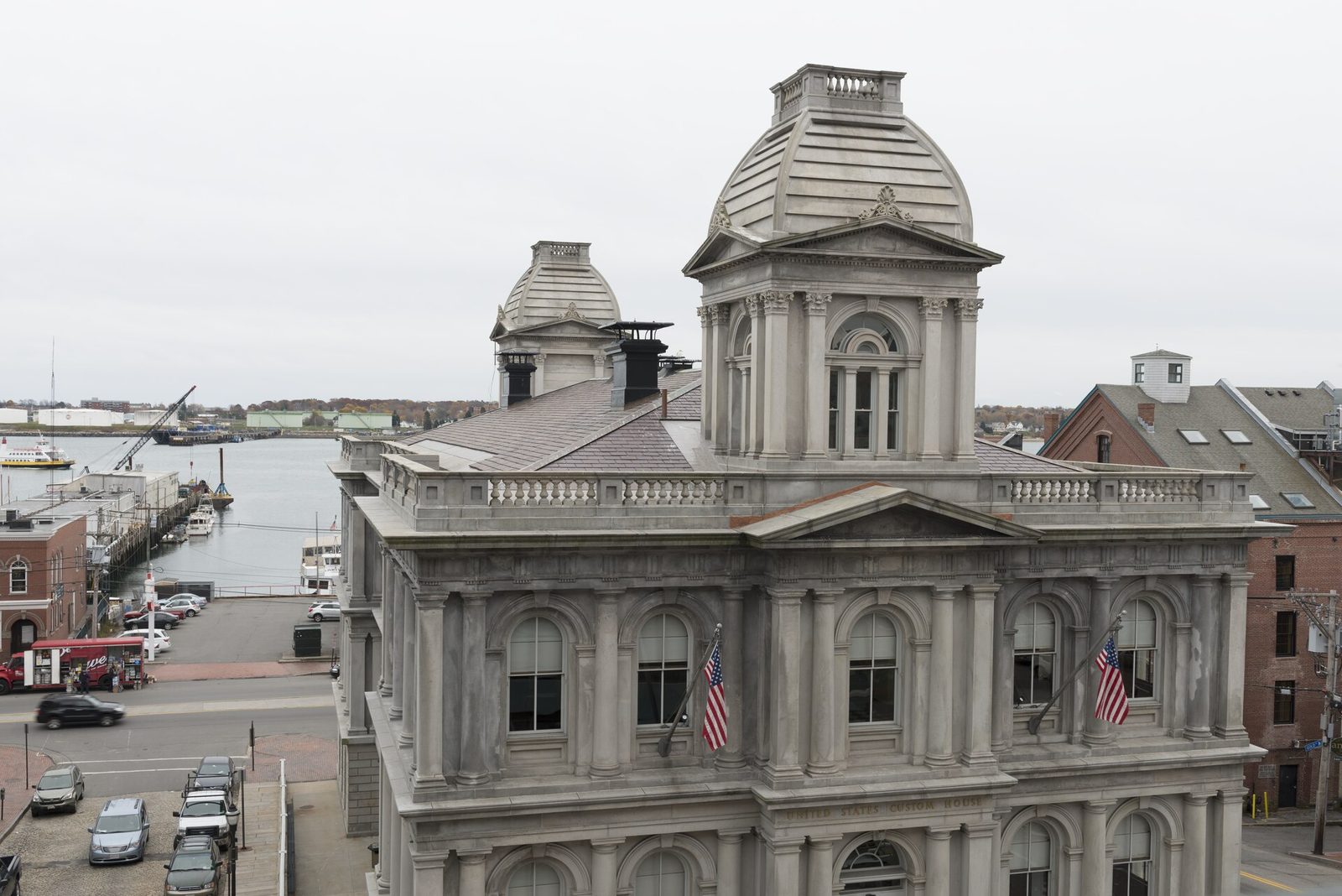 Winning With AI live seminar in Portland, Maine near the Old Port waterfront and coastal Maine landscape
