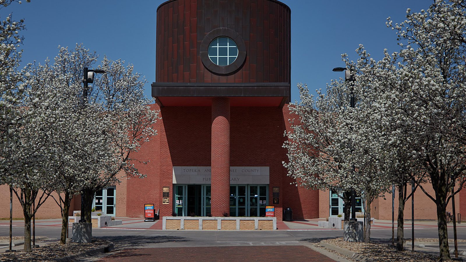 The Topeka (city) and Shawnee County Public Library in the Kansas capital city of Topeka