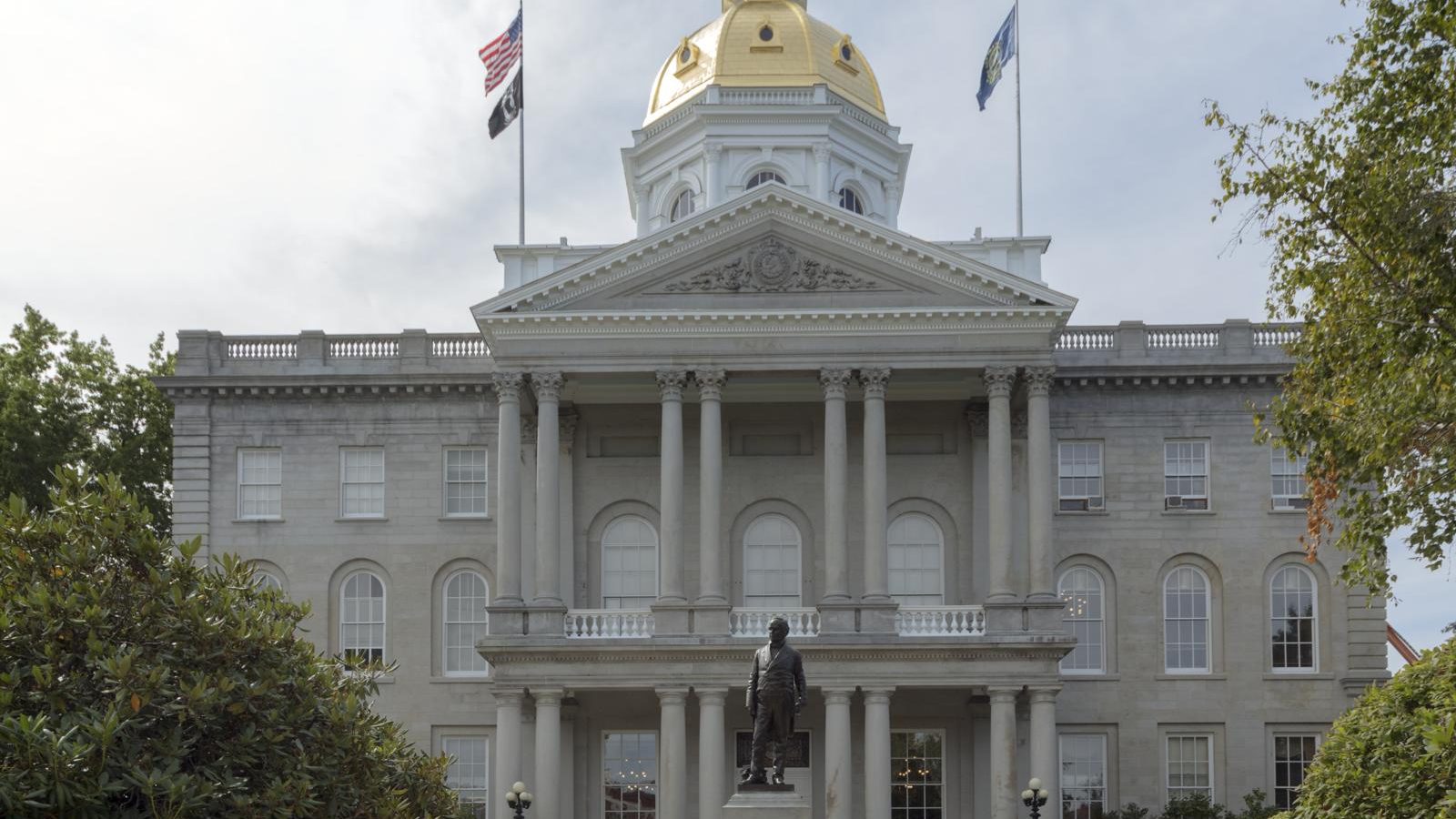 The state capitol in Concord, New Hampshire