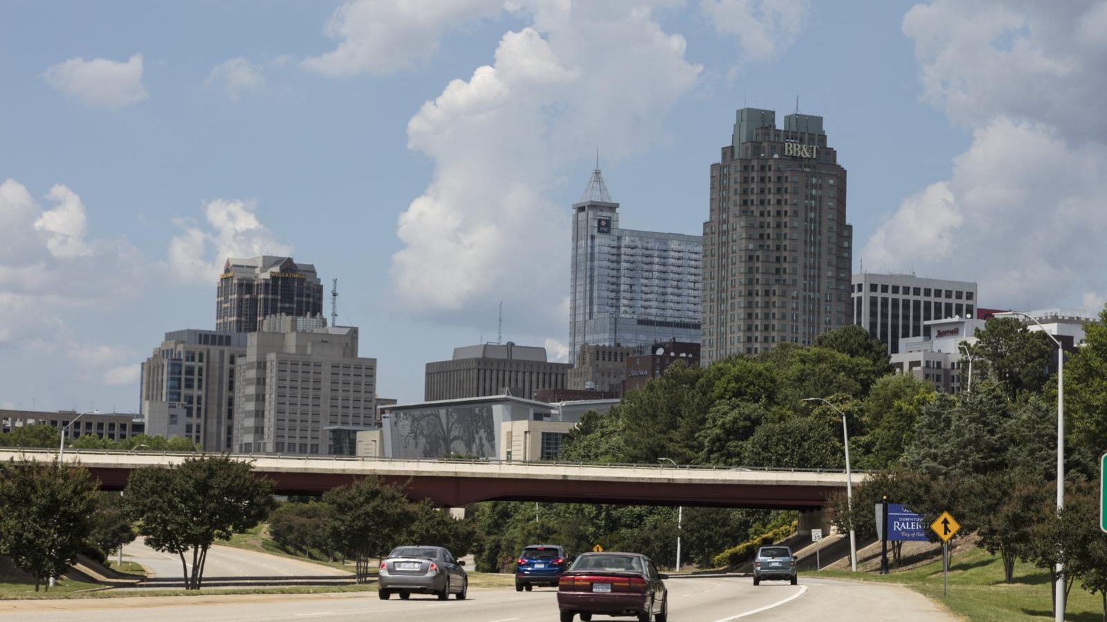 Skyline of Raleigh, the capital city of North Carolina