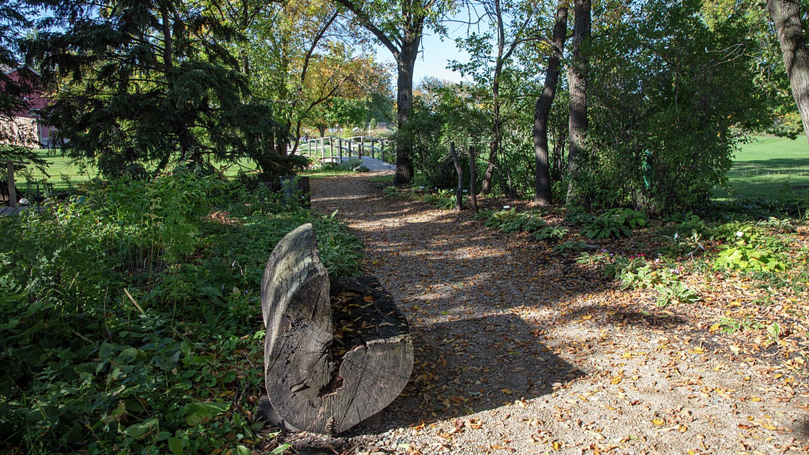 Scene at the Fargo Botanic Garden in Fargo, North Dakota