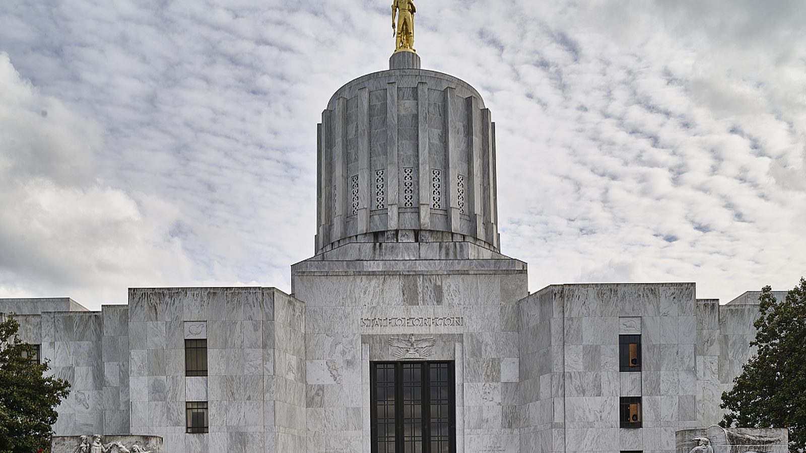 The Oregon State Capitol in Salem