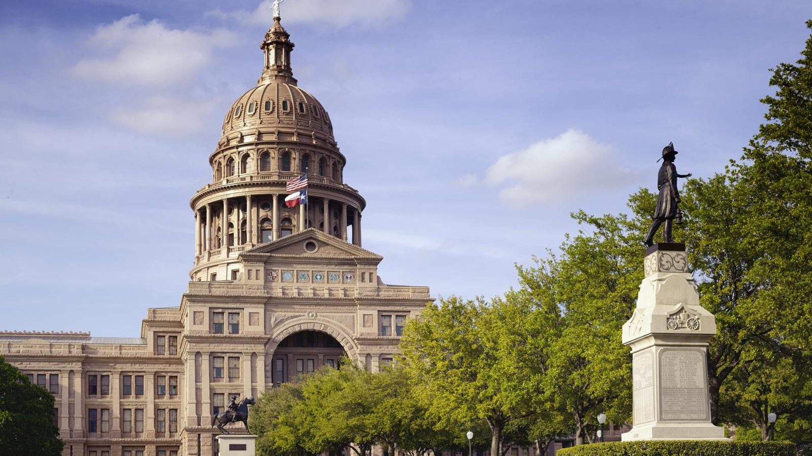 The Texas state capitol in Austin