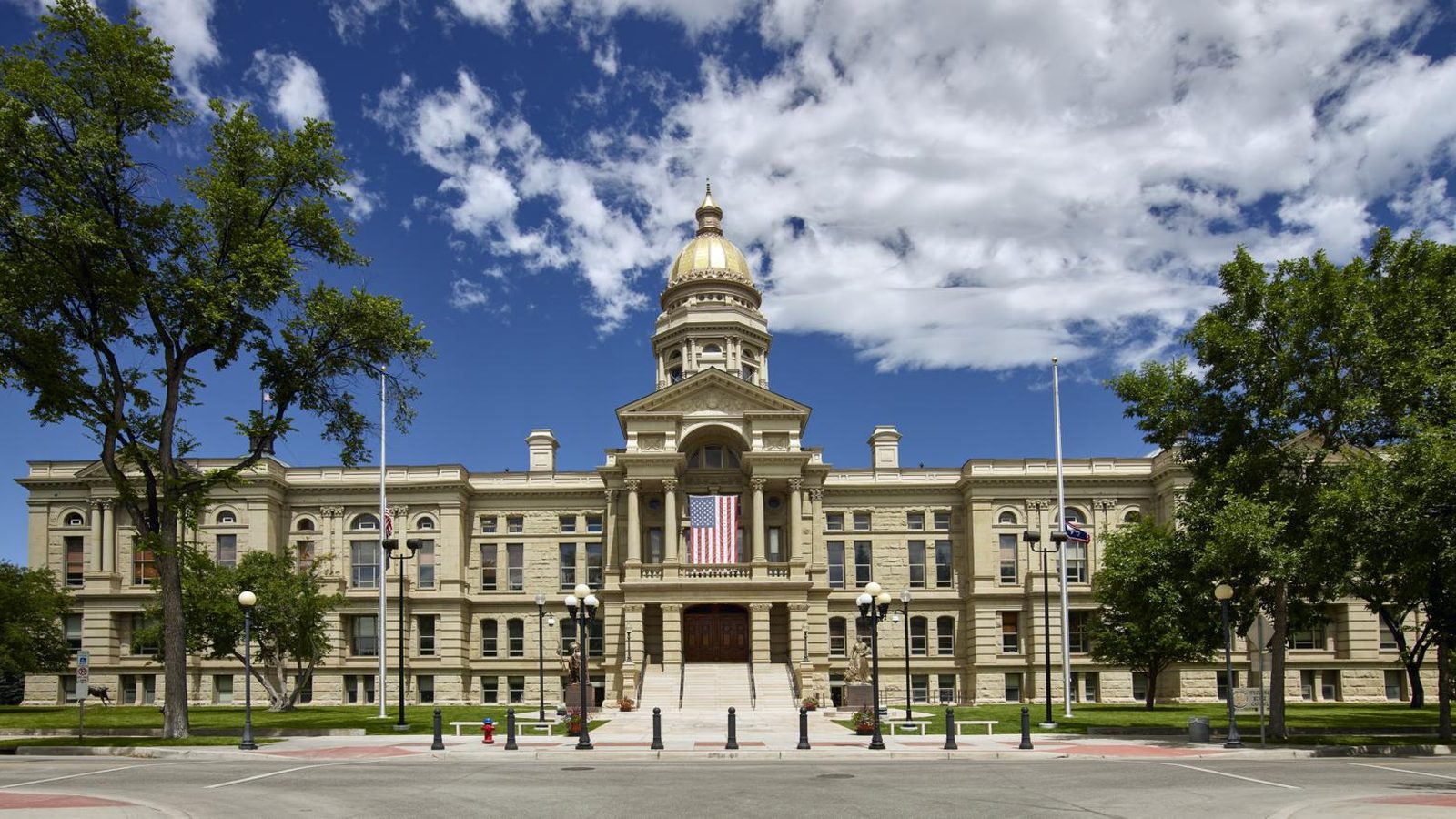 The state capitol in Cheyenne, the largest city in Wyoming